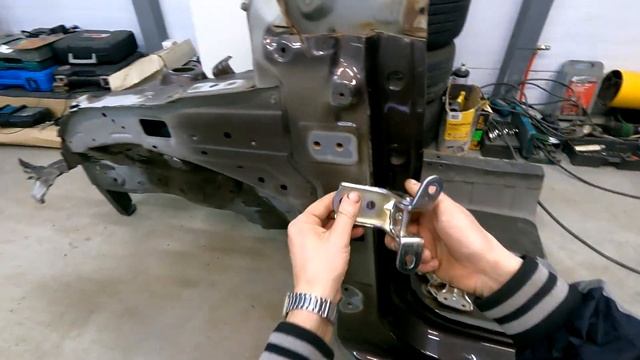 Hyundai Solaris I Ремонт после дтп часть2 смотреть онлайн