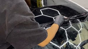 Черная глянцевая крыша - оклейка полиуретаном | крутой