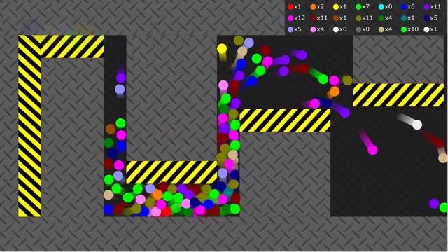 эпическая битва разноцветных шаров