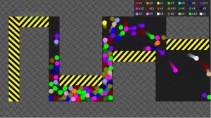 эпическая битва разноцветных шаров