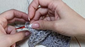 НАБИРАЕМ ПЕТЛИ СПРАВА И СЛЕВА ДЛЯ ЦЕЛЬНОВЯЗАНЫХ РУКАВ