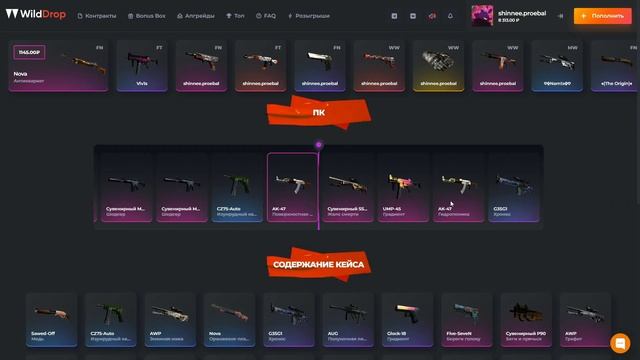 Я ОТКРЫЛ ВСЕ САМЫЕ ДОРОГИЕ КЕЙСЫ НА WILDDROP! смотреть онлайн