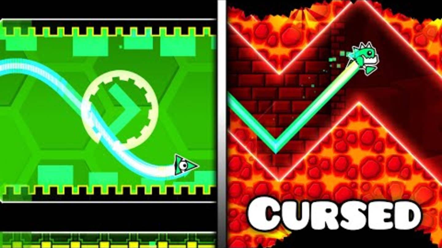 Cursed mode (Cursed Processing & more) l Geometry dash 2.11Проклятый режим (Проклятая обработка и мн смотреть онлайн