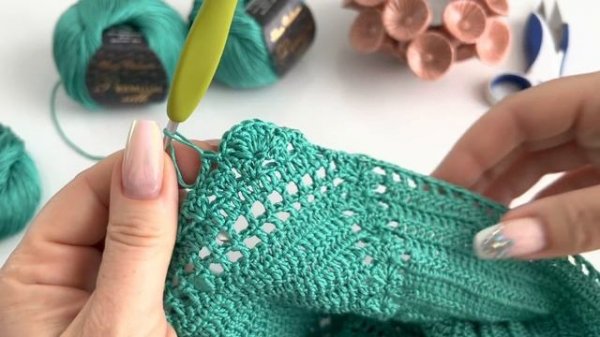 Хит: вяжем авторскую тунику «Magnifique»! Часть 4 МАСТЕР-КЛАСС! Сrochet tunic