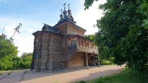 Храм Георгия Победоносца памятник деревянного зодчества Русского Севера в заповеднике Коломенское