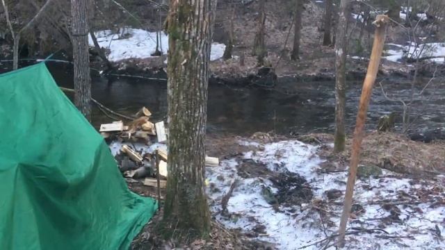 Апрель 2022. Заброска к походу. 3 дня в лесу. Видео для канала t.me/forestMin смотреть онлайн