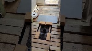 Строю каркасную баню,Готовлю место под печь и притоки?