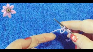 Набор петель на 1 спицу без лишнего кончика