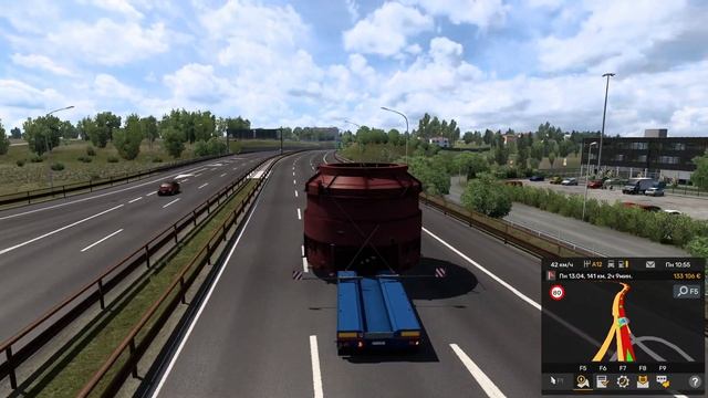 ВЕЗЕМ ЧАСТЬ КОТЛА 45т - Euro Truck Simulator 2 смотреть онлайн