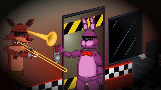 Когда охранника нет в пиццерии Фокси и Бонни Five nights at fr смотреть онлайн