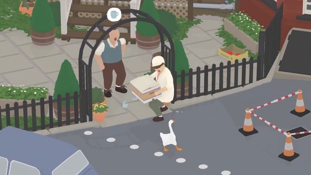 Гусь (Untitled Goose Game) #4 Паб с очень внимательным дедом смотреть онлайн