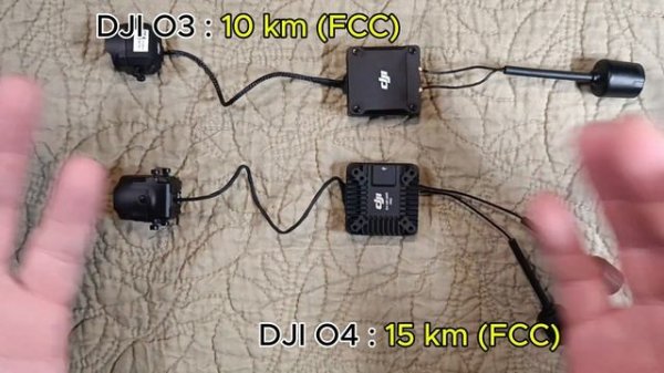 DJI O4 Pro - общее сравнение с DJI O3 Air Unit.