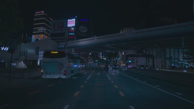 🇯🇵 Токио, Япония - расслабляющая ночная поездка в Токио / 2025 смотреть онлайн