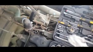 будни камазиста.замена термостата на КАМАЗ 43502