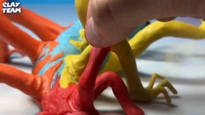 Как сделать ДИОРАМУ БИТВЫ СО ЗЛЫМ ДОУИ из пластилина ?