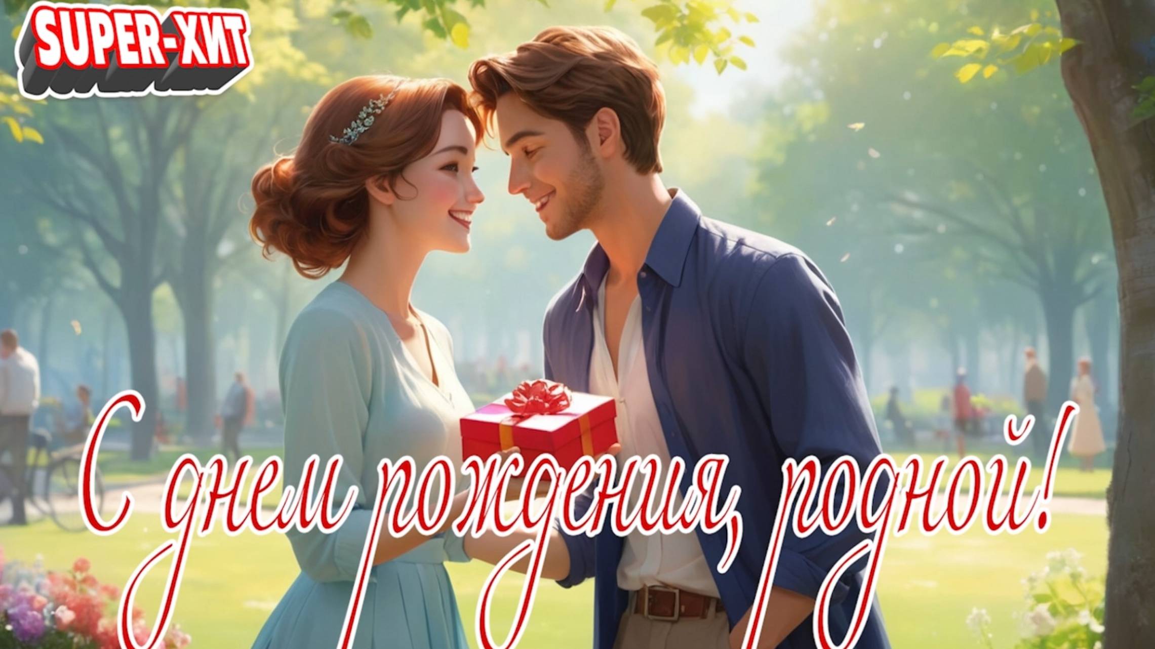 С днем рождения, родной! (песня на заказ - Музыкальный Апельсин) смотреть онлайн