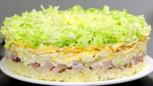 Очень Вкусный Слоеный Салат с Курицей на Праздничный Стол!