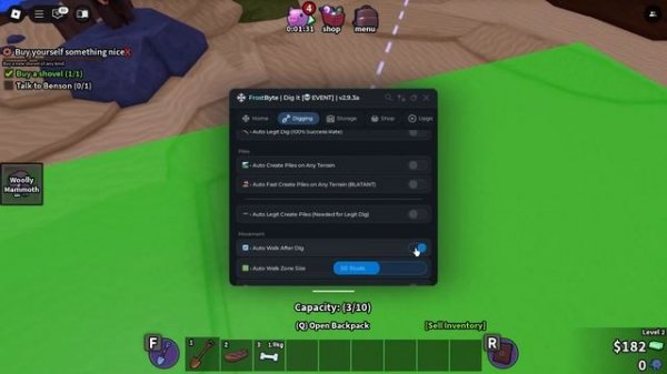 [⛏️] Dig IT Script | AUTO FARM | Solarav3 | ТОП СКРИПТ ДЛЯ РЕЖИМА🔥 - Roblo