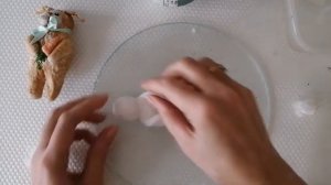 Зайчик Ватная игрушка Мастер-класс 1 часть