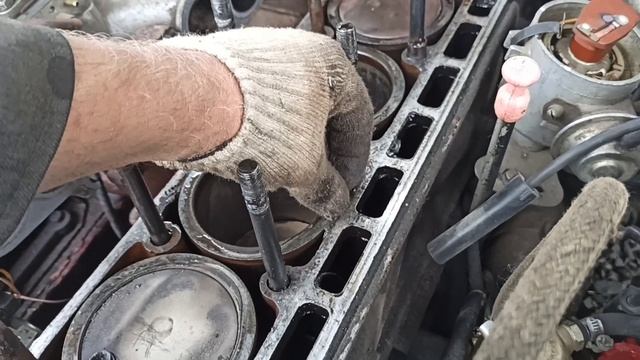 Замена прокладки ГБЦ ЗМЗ 402 ГАЗ 3110