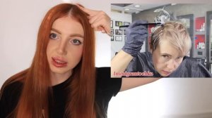 МЕЛИРОВАНИЕ РАСЧЕСКОЙ И СОЖЖЕННЫЕ ПОРОШКОМ ВОЛОСЫ. РЕ