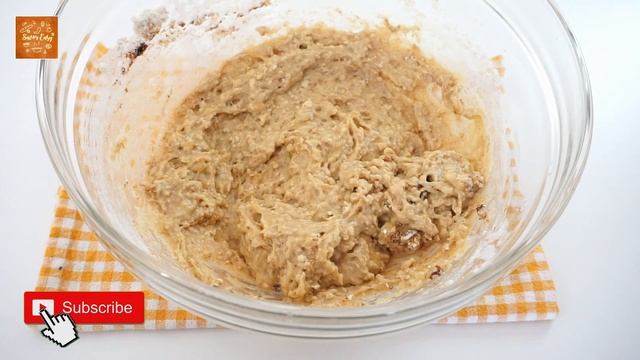 Moist Eggless Banana Oat Bread | Energy Bread