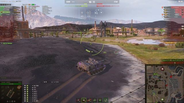 Foch B. 12000 DAMAGE. Агрессивная игра на кустовой ПТ. смотреть онлайн