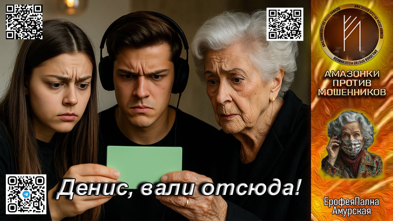 ЕрофеяПална АМУРСКАЯ. ВНУЧКА ПРОТИВ БАБУШКИ или ДЕНИС, ВАЛИ ОТСЮДА! Телефонное мошенничество