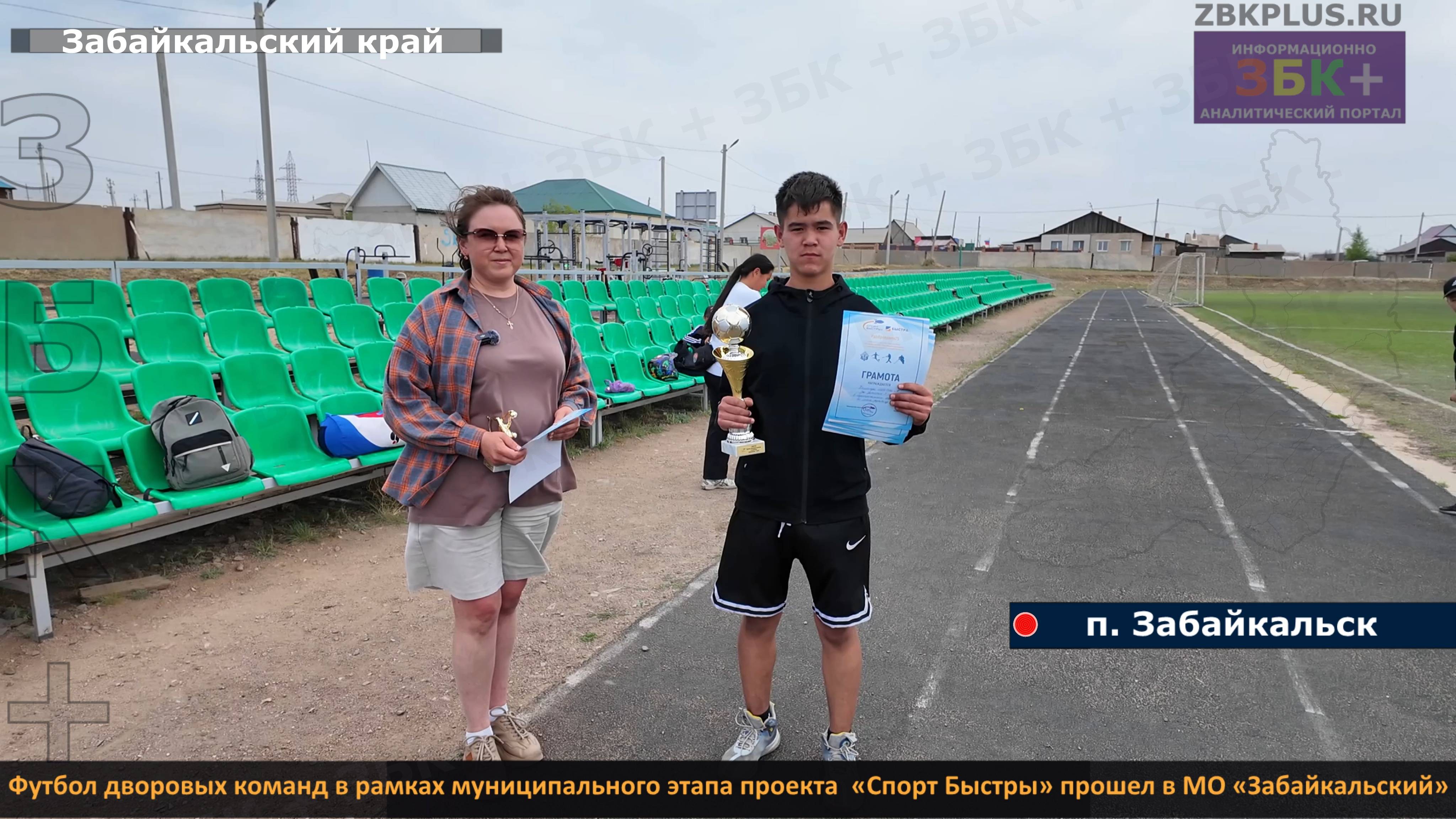 Футбол дворовых команд в рамках муниципального этапа проекта «Спорт Быстры» прошел в Забайкальске смотреть онлайн