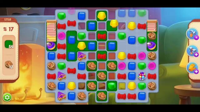 Homescapes Walkthrough Level 1758 | Хоумскейпс прохождение уровень 1758