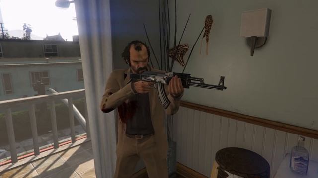 Как работает полиция в GTA5 сюжетный режим с Тревором.