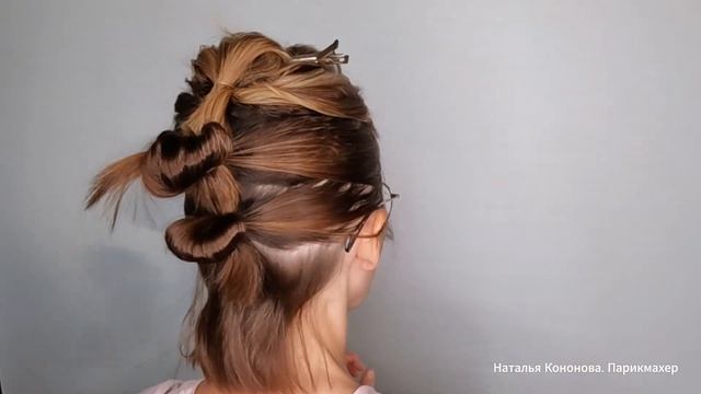 Быстрая Причёска для КОРОТКИХ ВОЛОС/ Hair Tutorial