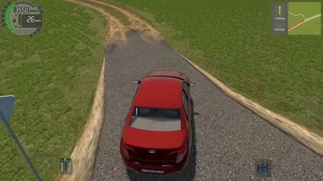 City Car Driving  Еду на гранте