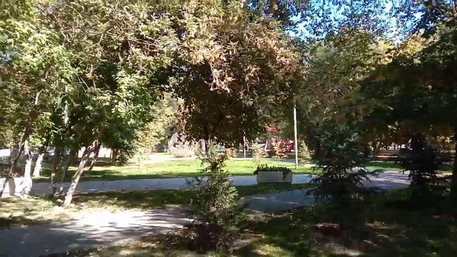 (237)г.Сем-ск. Центральный парк. Прогулка в центре города смотреть онлайн