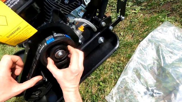 Виброплита zitrek z3k 90, распаковка, проверка смотреть онлайн