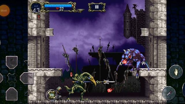 Начало. Прохождение Castlevania Symphony Of The Night на телефоне