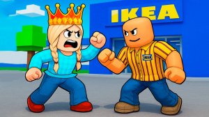 В ИКЕЕ ОСТАЛСЯ ВСЕГО ОДИН КОНСУЛЬТАНТ 😱 роблокс IKEA
