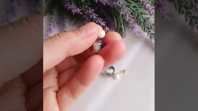 Cерьги BOTANICA с гипсофилой. Украшения из эпоксидной смо? смотреть онлайн