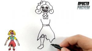 Как нарисовать Miss Delight из Poppy  Playtime 3