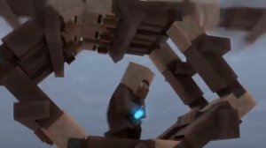 Битва жителей против криперов под finale