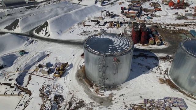 ОЗРМ.Резервуарный завод - Битумное хранилище 10 000 м3 в О смотреть онлайн