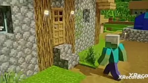 Warden vs Зомби Мутант (Minecraft анимация).