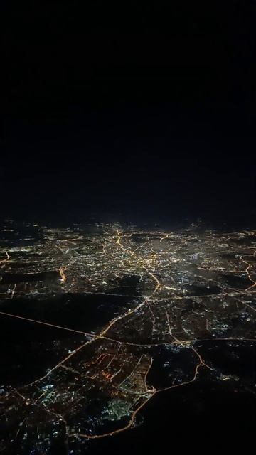 Ночная Москва вид из иллюминатора смотреть онлайн