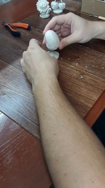 Делаем фигурку Стена-Орех (Wall-Nut) из игры PlantsVsZombies #art #творчество #tutorial