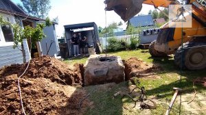 Замена Кессона (Старого бетонного на новый пластиковый)