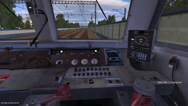 Электропоезд ЭР2К 1120 Москва-Щёлково в Trainz Simulator 2012