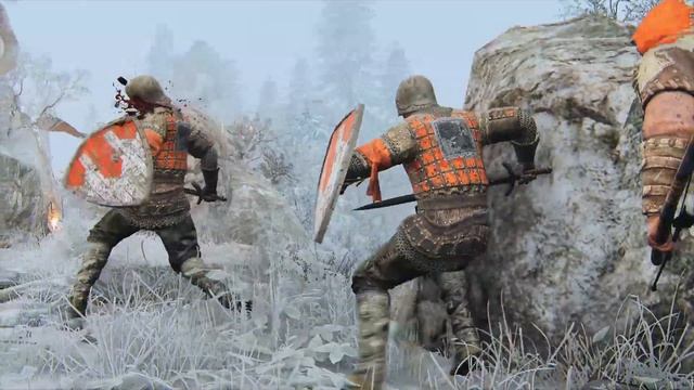 For Honor на Ps4 Pro играем за нового бойца Хюльда обзор персонажа.