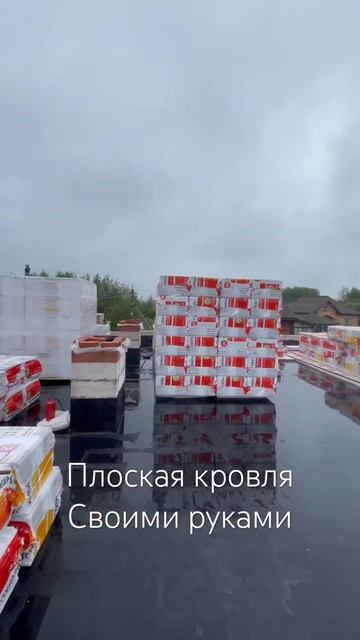 Плоская кровля своими руками #мудрость #краска #будуще смотреть онлайн