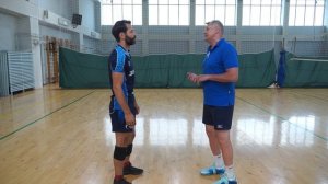 Разминка перед тренировкой в волейболе от мастера спорта СССР  #volleyball #волейбол #haikyuu