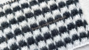 Стильный полосатый узор спицами ⭐ Для вязания свитера, летнего топа